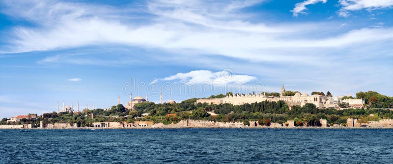 Istanbul dans la vue panoramique images libres de droits Istanbul dans la vue panoramique images libres de droits