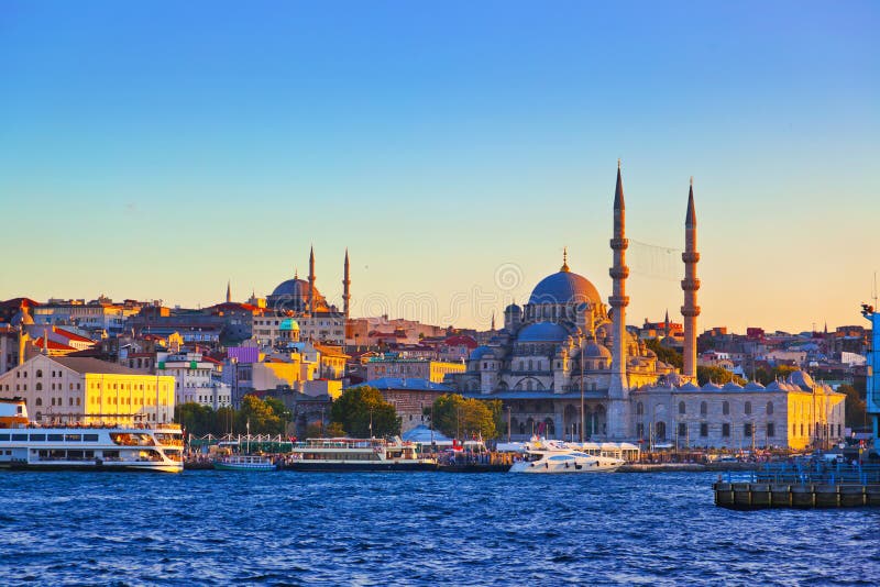 istanbul solnedgång arkivfoto istanbul solnedgång arkivfoto