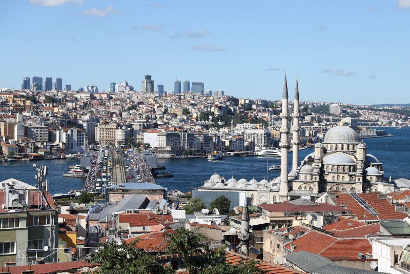 Istanbul-Stadt in Der Türkei Stockfoto - Bild von architektur, häuser