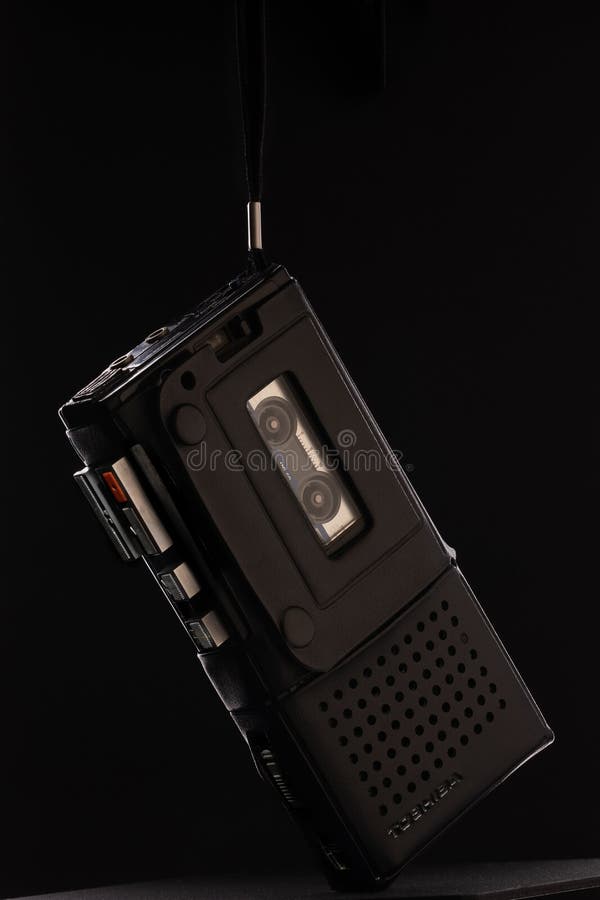 Old Cassette Tape Voice Recorder Editorial Stock Image - Image of  background, object: 226311974