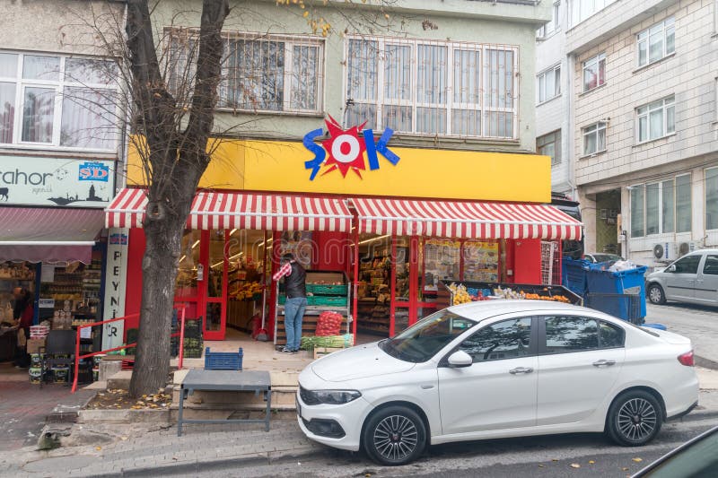 Sok Grocery Store in Istanbul Editorial Stock Photo Image of