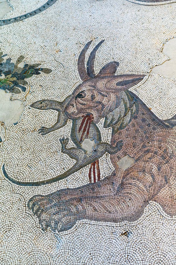 Scene with Fantastic Animal Carrying a Lizard in Its Mouth Made with Mosaic Stones Editorial Stock Image - Image of little, istanbul: 233438494 Scene with Fantastic Animal Carrying a Lizard in Its Mouth Made with Mosaic Stones Editorial Stock Image - Image of little, istanbul: 233438494
