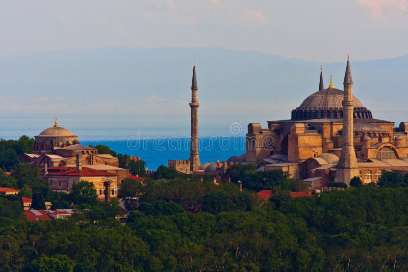 Istanbul View on Hagia Sophia, Turkey