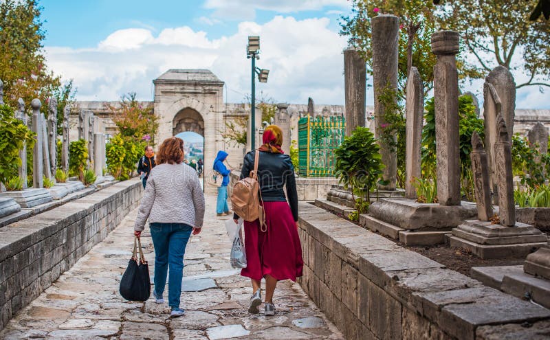 Istanbul показывает время путешествия по городу стоковые фото