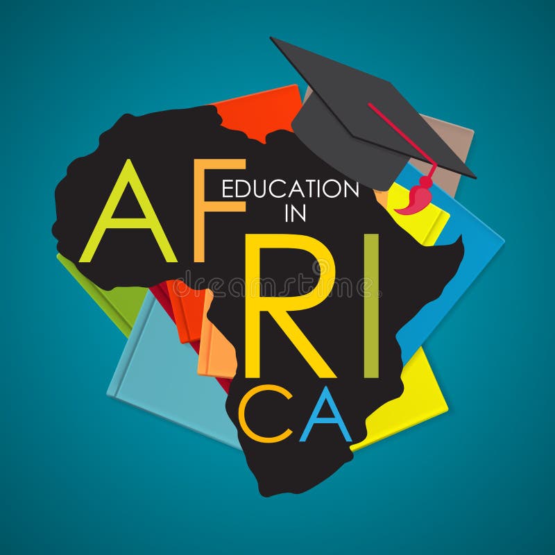 Istruzione scolastica di scuola di commercio nell'illustrazione di vettore di concetto dell'Africa illustrazione vettoriale Istruzione scolastica di scuola di commercio nell'illustrazione di vettore di concetto dell'Africa illustrazione vettoriale
