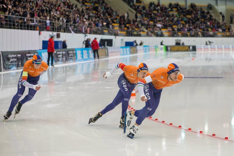 ISU European Speed Skating Championships. Athlete on Ice. Classic Speed