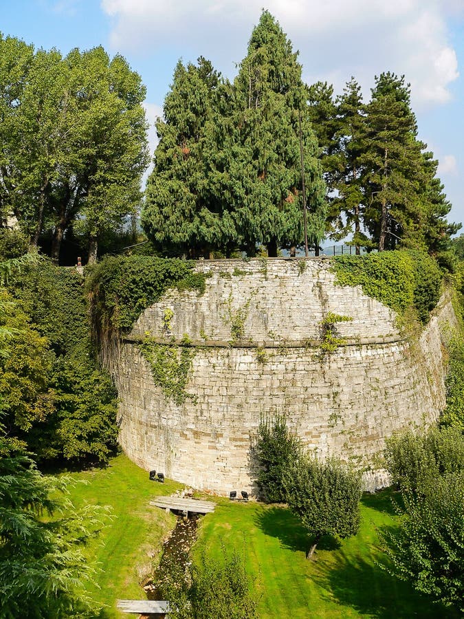 Italia Bérgamo Città Alta fotos de archivo Italia Bérgamo Città Alta fotos de archivo