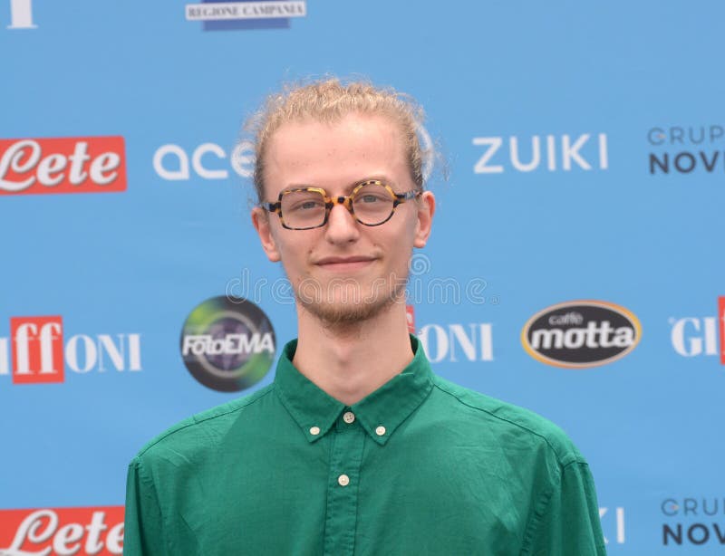 GIFFONI VALLE PIANA,ITALY - July 30,2022: Ludovico Girardello at Giffoni Film Festival 2022 - on July 30, 2022 in Giffoni Valle Piana, Italy. GIFFONI VALLE PIANA,ITALY - July 30,2022: Ludovico Girardello at Giffoni Film Festival 2022 - on July 30, 2022 in Giffoni Valle Piana, Italy