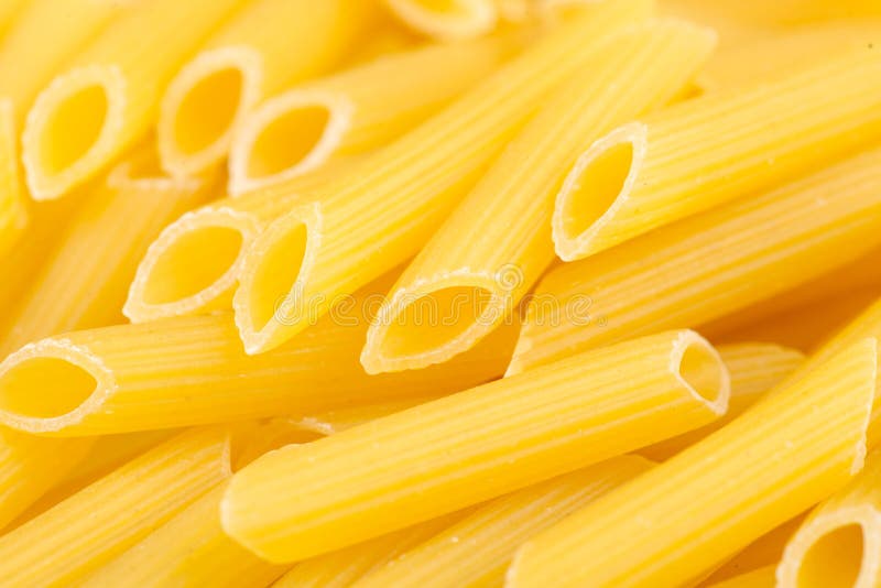 Italiaans Penne Rigate Macaroni Pasta stock afbeelding Italiaans Penne Rigate Macaroni Pasta stock afbeelding