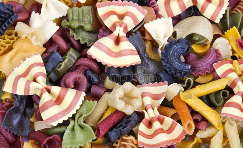 Italiaanse pasta stock fotografie