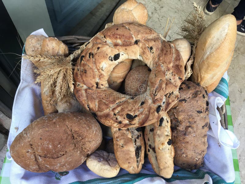 Italian bread selection stock photo. Image of italian 107193480