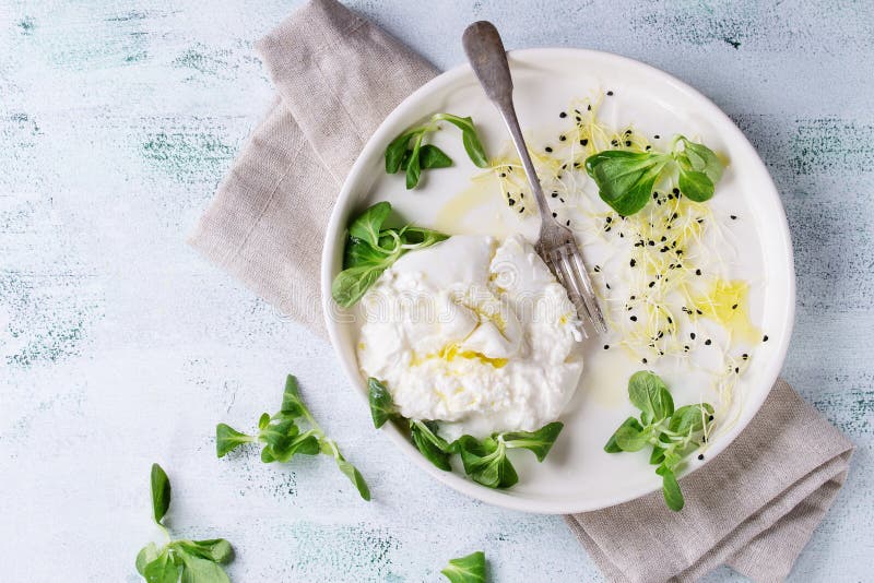 Italian cheese burrata