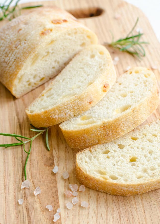 Italian ciabatta bread stock photo. Image of mediterranean - 95791586
