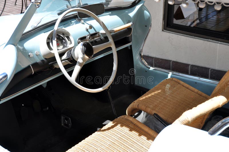 Italian Classic Car Interior Stock Image Image Of Hand Commerciale