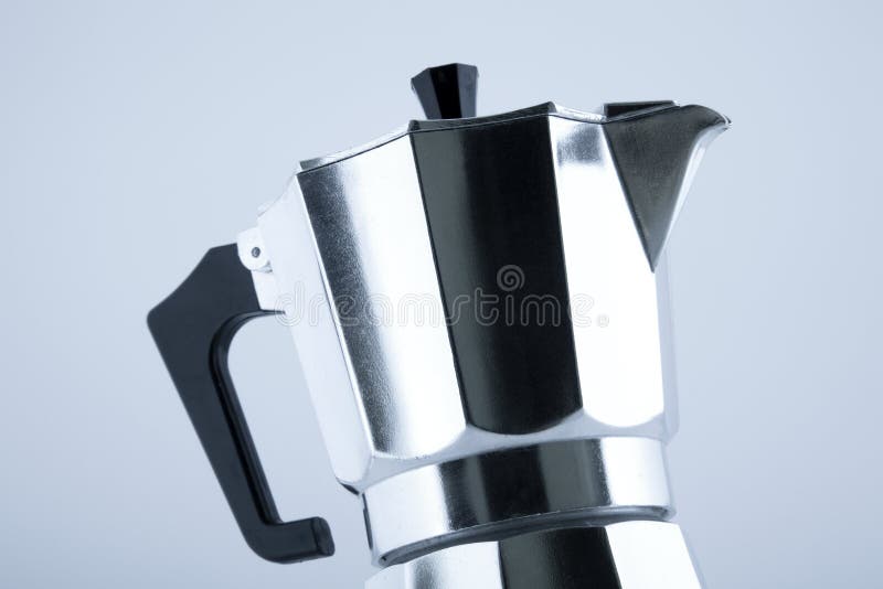 Moka pot isolated stock photo. Image of moka, isolated 17056640