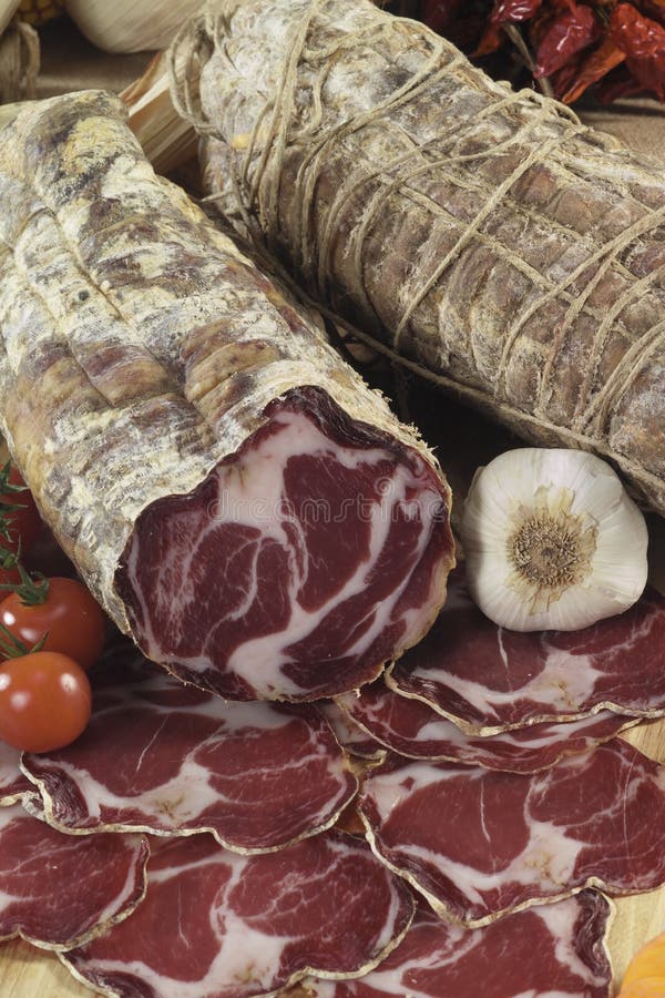 Italian Coppa Di Parma Salami Stock Photo Image of italy, gourmet