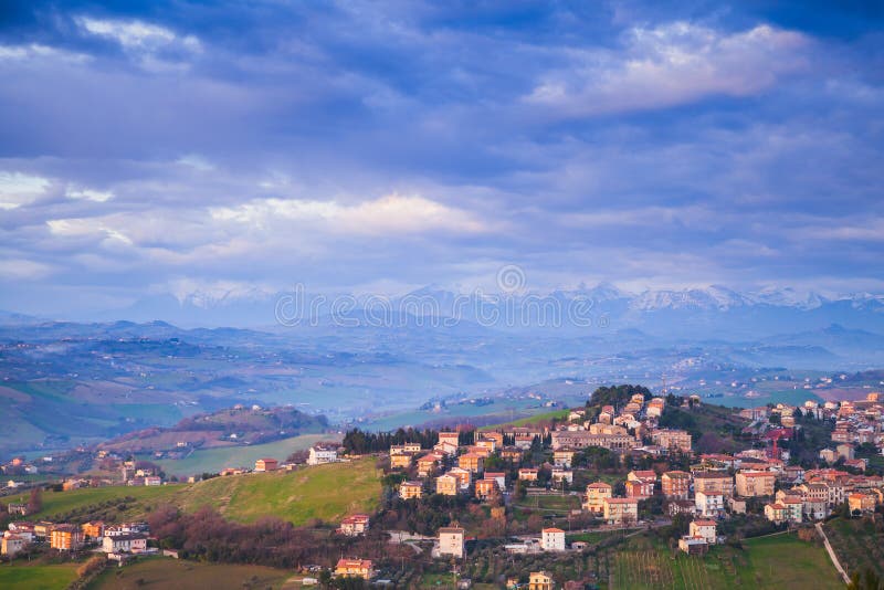 Italian countryside. Rural landscape