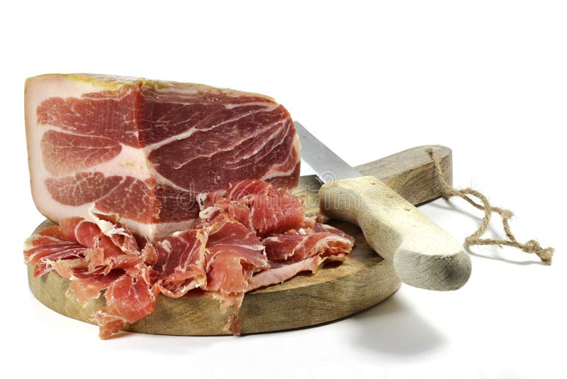 Italian drycured ham stock photo. Image of bacon, dried 72830124