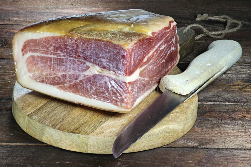 Italian drycured ham stock photo. Image of bacon, dried 72830124