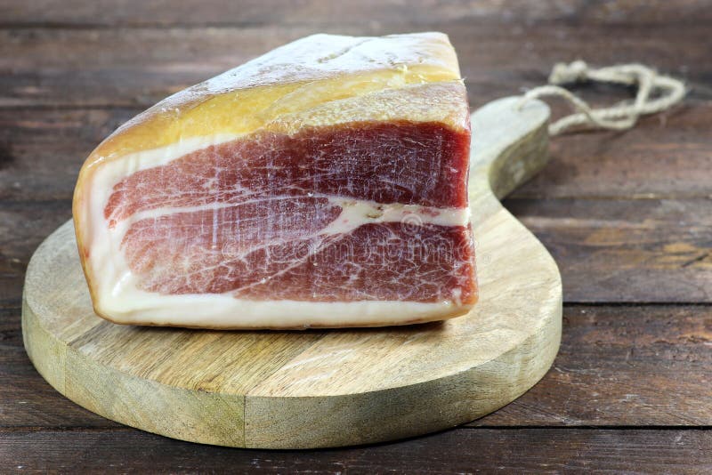 Italian drycured ham stock photo. Image of bacon, dried 72830124