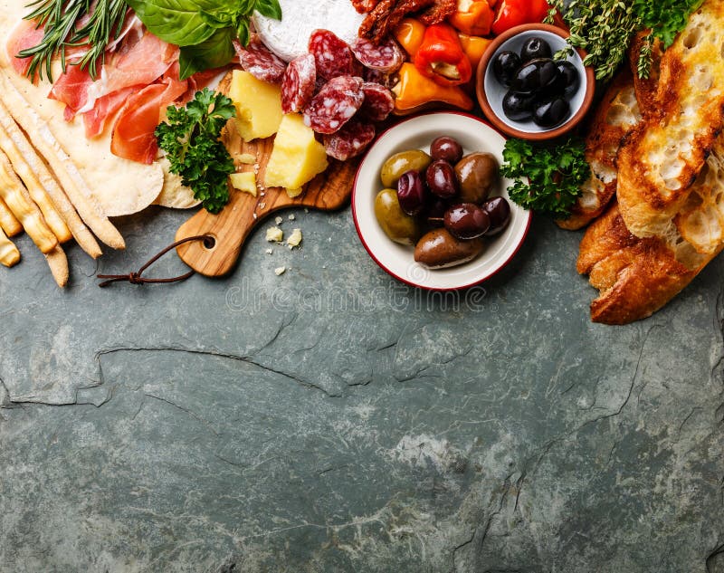 Italian Food Ingredients Background Stock Photo Image Of Rosemary