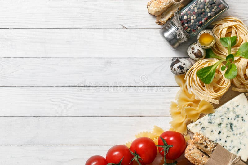 Italian Food Recipe On Rustic Wood Stock Image Image of Italian Food Recipe On Rustic Wood Stock Image Image of