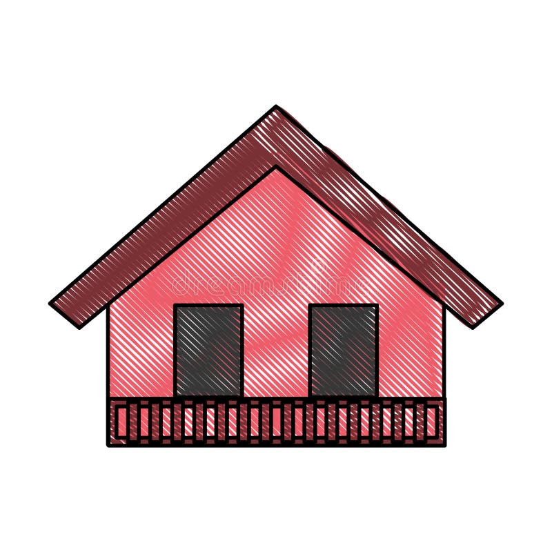 Italian house icon royalty free illustration