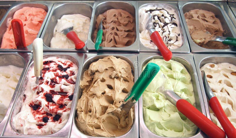 Italian ice cream stock photos Italian ice cream stock photos