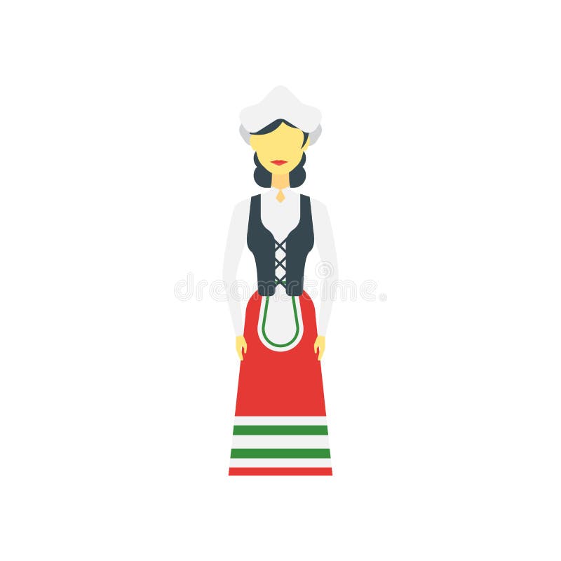 Italian icon vector sign and symbol isolated on white background, Italian logo concept vector illustration Italian icon vector sign and symbol isolated on white background, Italian logo concept vector illustration