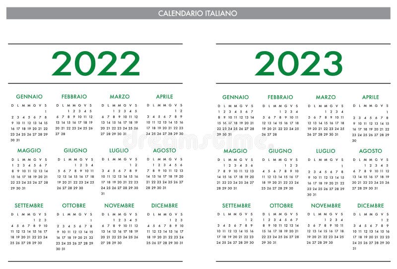 italian-language-calendar-2022-2023-vector-text-is-outline-stock-vector-illustration-of-design