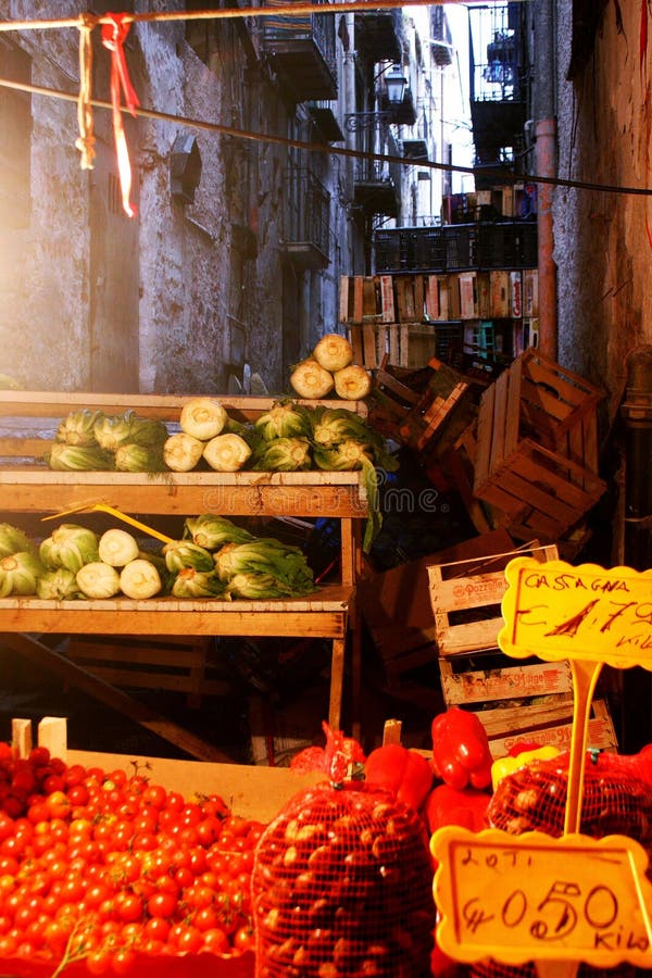 Italian market stock photo. Image of village, market, italian 518754