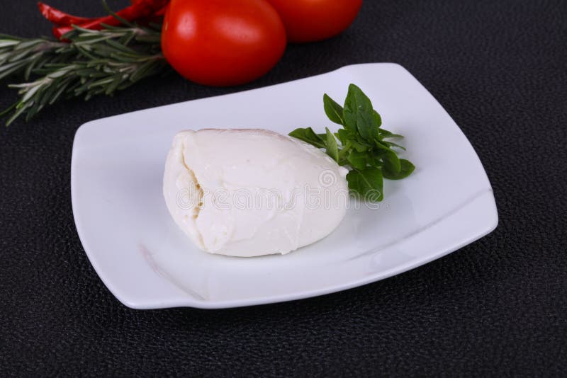 Italian Mozzarella Cheese Ball Stock Image Image of mediterranean