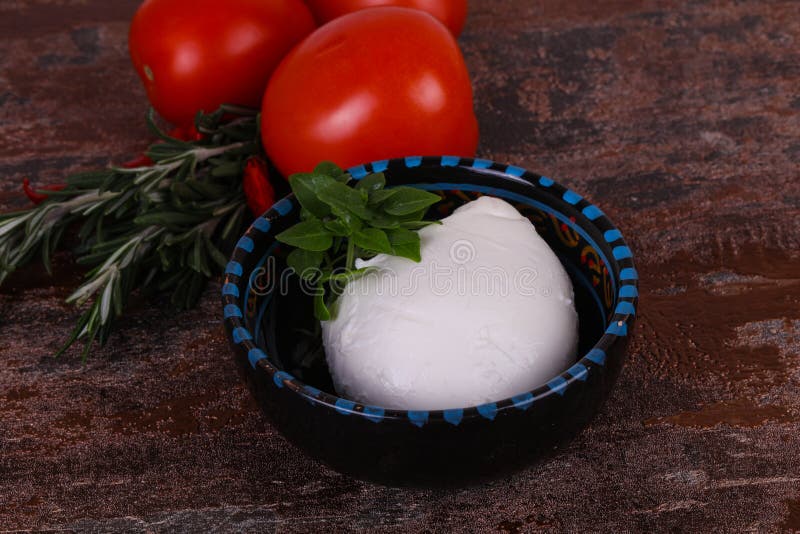 Italian Mozzarella Cheese Ball Stock Photo Image of lunch, mediterranean 196628768