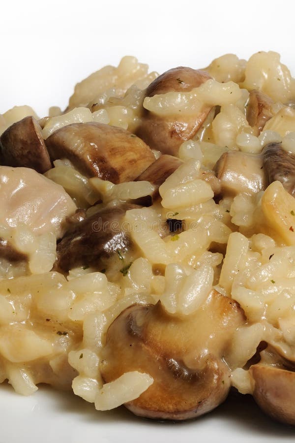 Italian Mushroom Risotto stock image. Image of brown 27999951