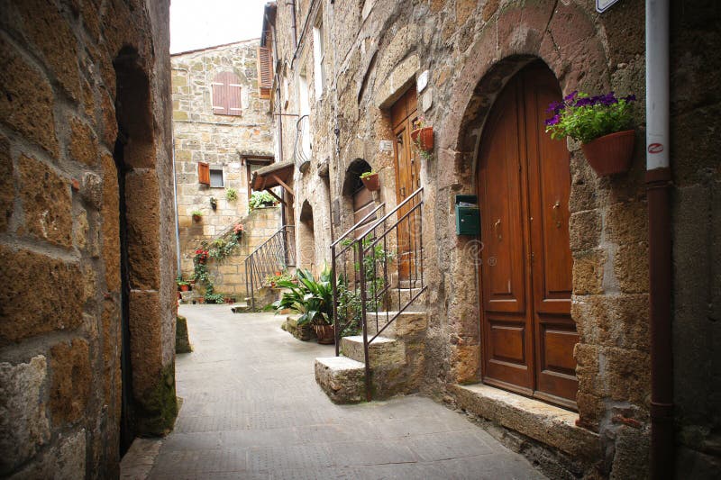 Italian narrow street