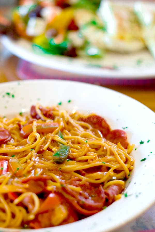 Italian noodles stock photo. Image of glass, chilli, cuisine 6244194
