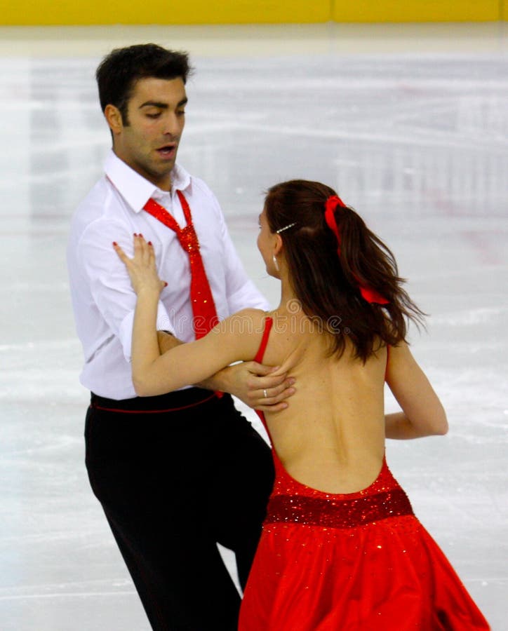 Italian Overall 2009 Figure Skating Championships Editorial Stock Image