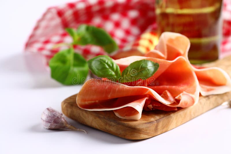 Italian parma ham stock photo. Image of delicious, gourmet 200189338