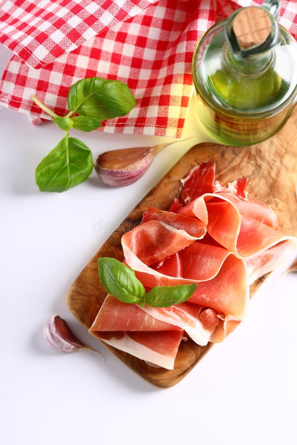 Italian parma ham stock image. Image of pork, appetizer 200853133