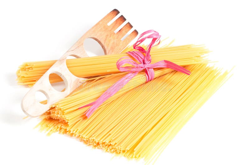 Italian Pasta with Spaghetti Measure Template Stock Image Image of