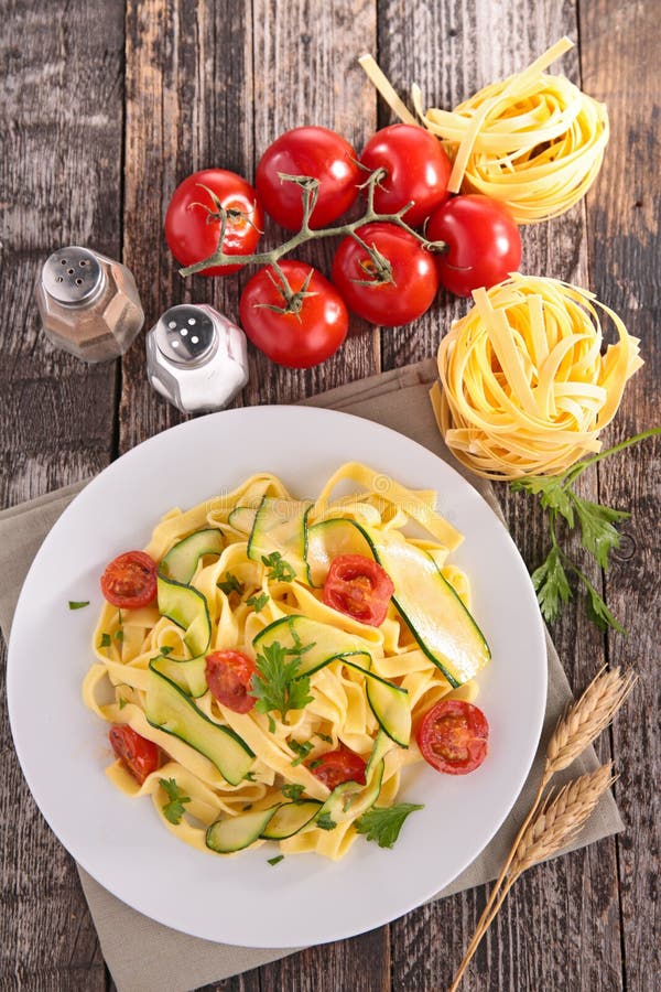 Italian pasta, tagliatelle stock image. Image of dinner 45920807