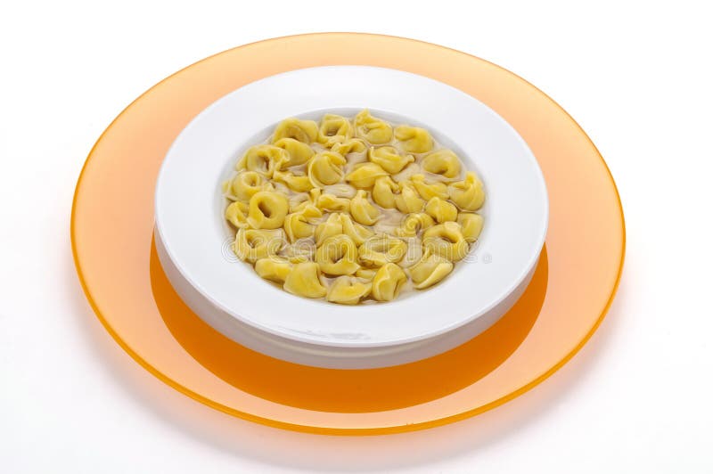 Italian Pasta ,tortellini in Broth Stock Photo Image of cuisine