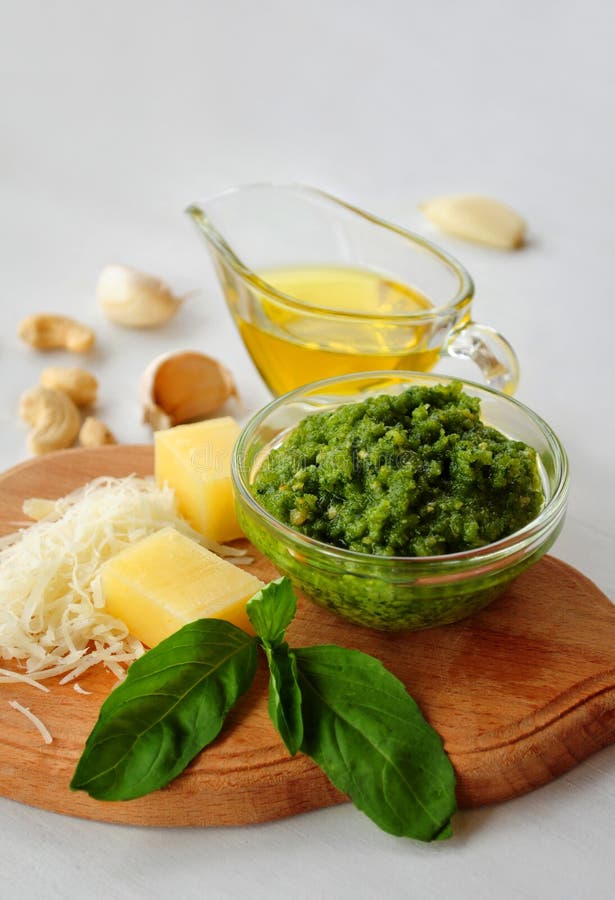 Italian Pesto Sauce Ingrigients Stock Image Image of ingredient