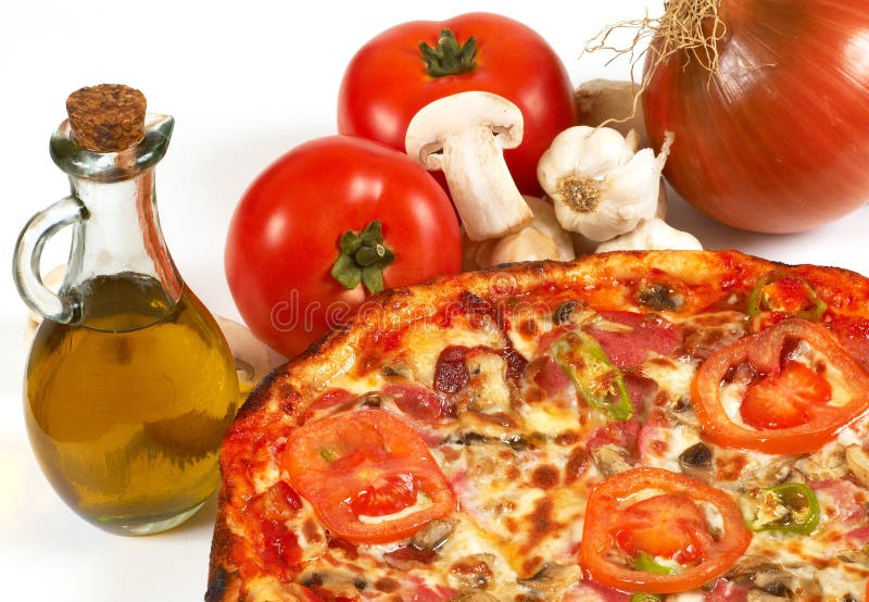 Italian pizza royalty free stock photo