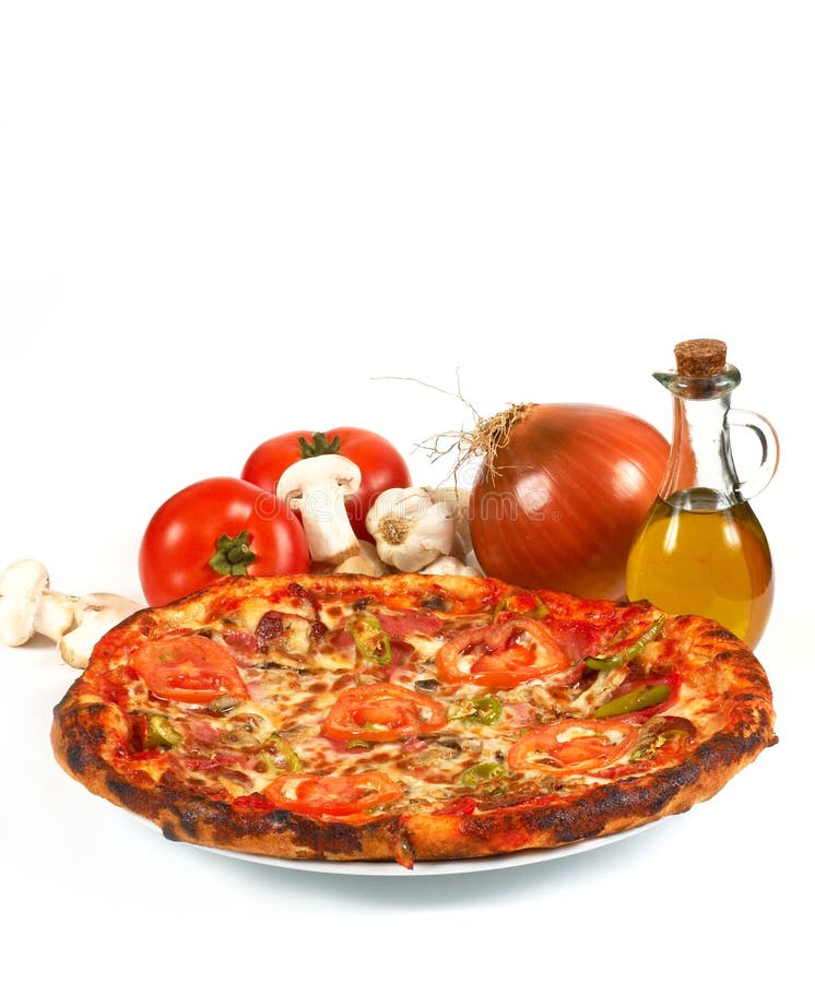 Italian pizza royalty free stock photos