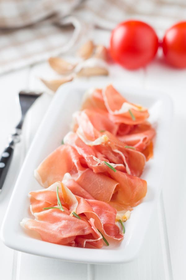 Italian Prosciutto Crudo or Jamon. Stock Photo Image of preserved, ingredient 125369736