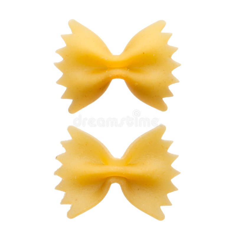 Italian Raw Pasta Farfalle, Bow Tie, Butterfly Stock Photo Image of