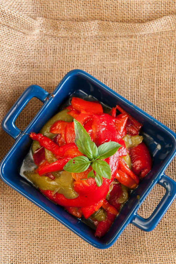 Italian Roasted Pepper stock image. Image of cooked, homemade 38973193
