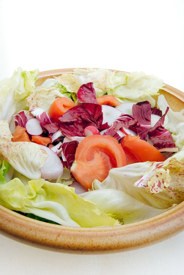 Italian Salad In Bowl Picture. Image 3766803