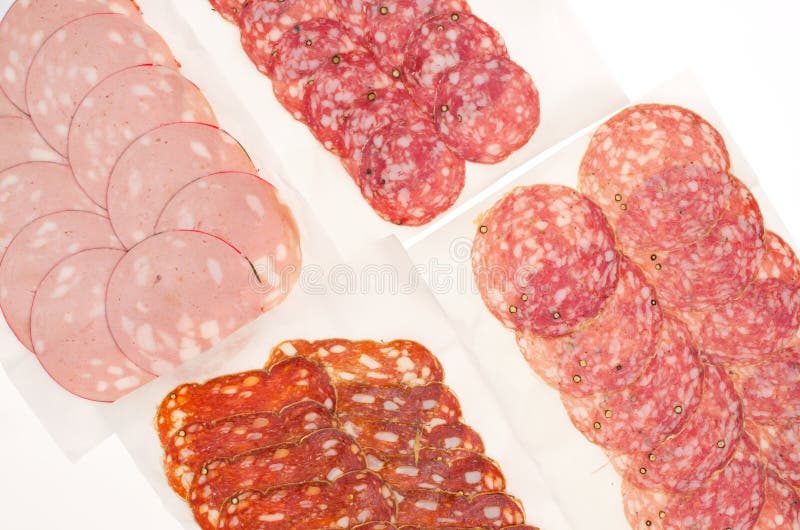 Italian salami stock photo. Image of fennel, romano, delicatessen